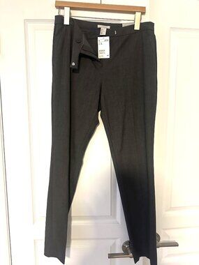 H&M Grey Straight Dress Pants - Size 8